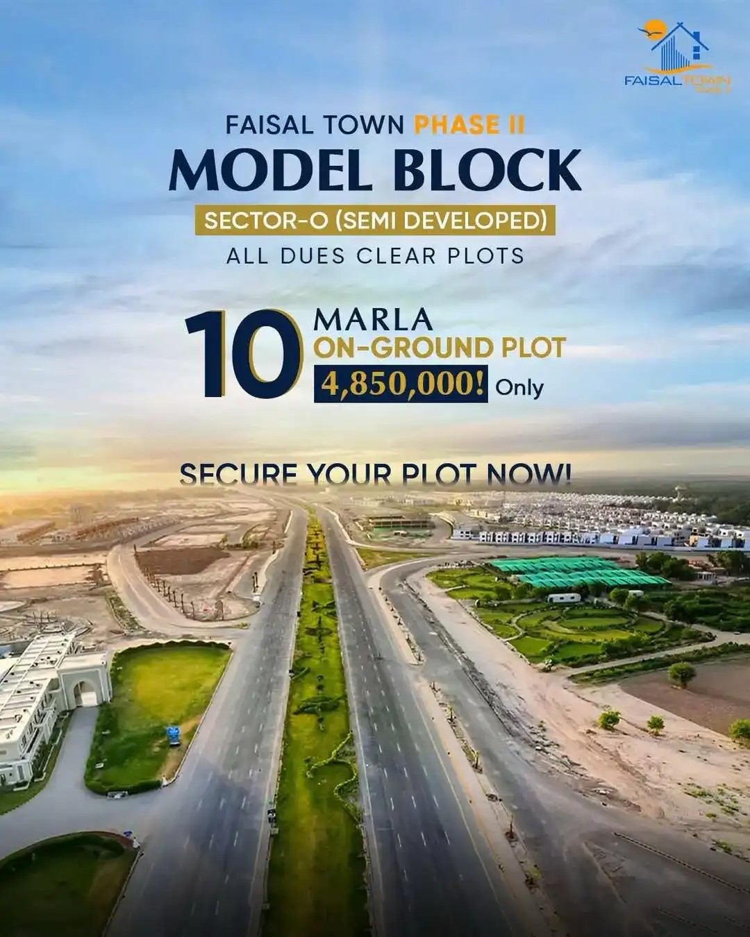 Faisal Town Phase 2 model block 10 marla