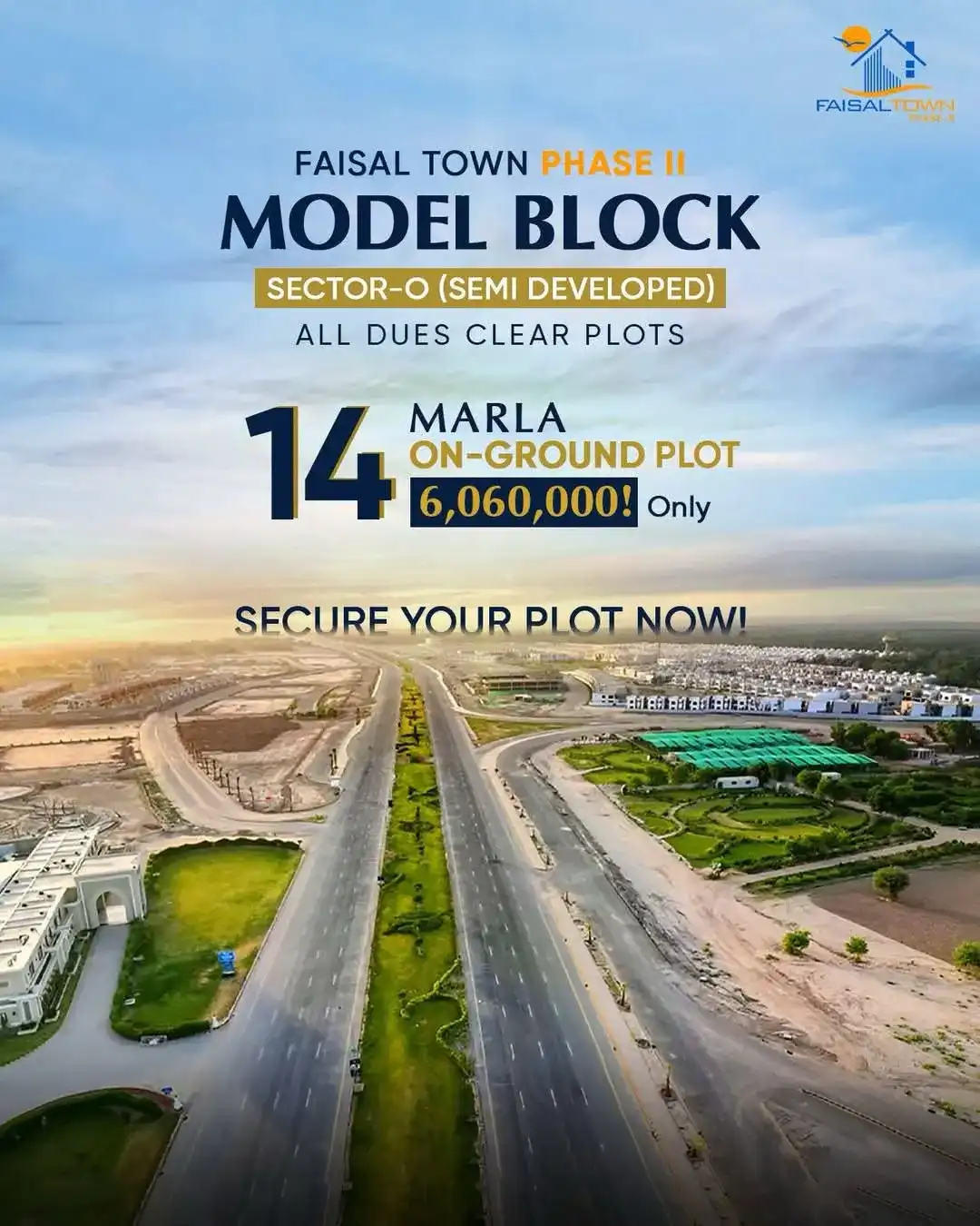 Faisal Town Phase 2 model block 14 marla